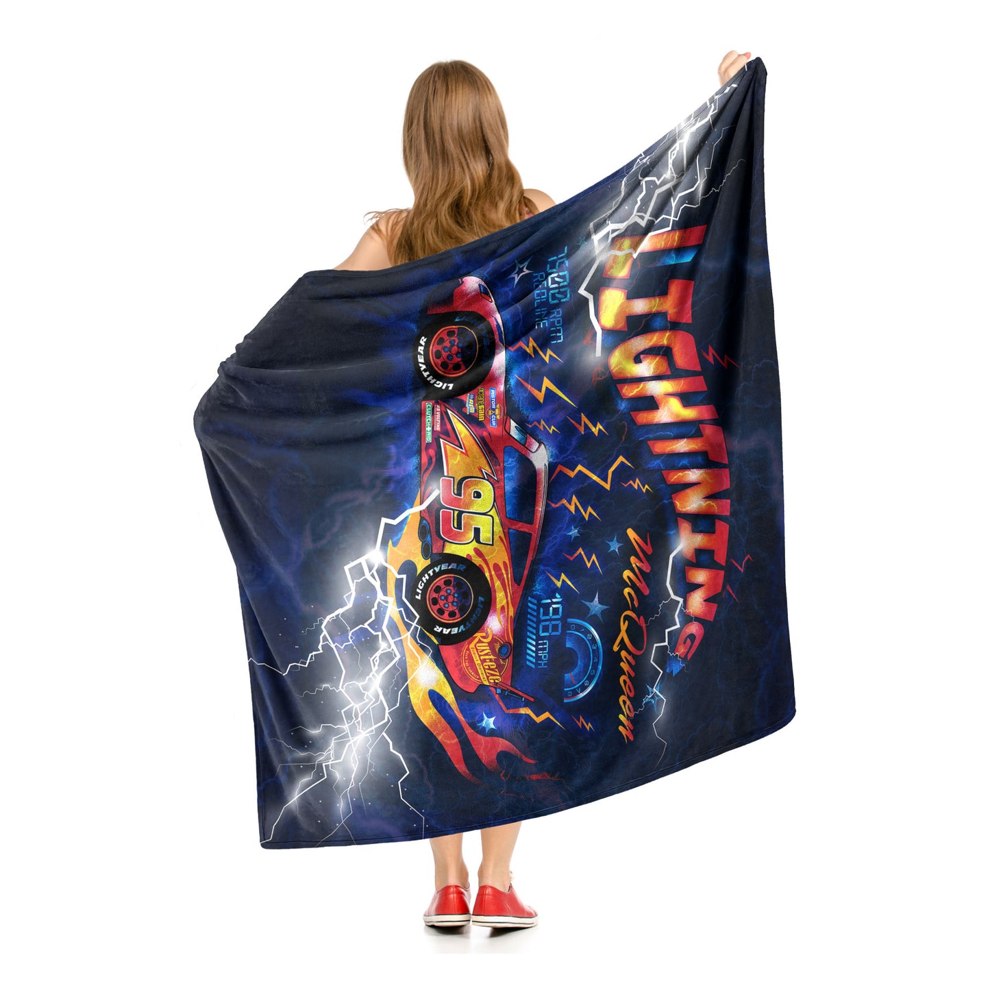 Cars, Sizzling McQueen Throw Blanket 50"x60"