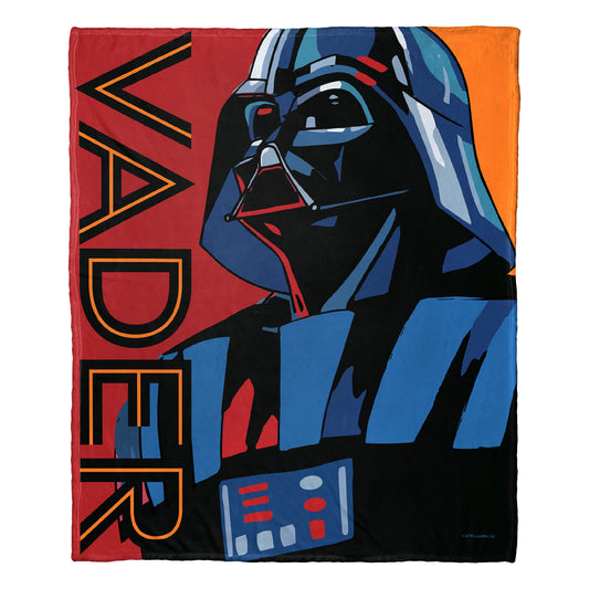 Star Wars Pop Art Vader Throw Blanket 50"x60"