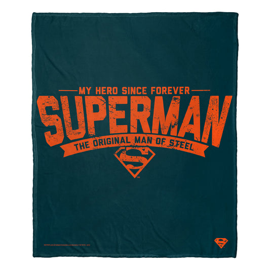 DC Superman, Dad of Steel Throw Blanket 50"x60"