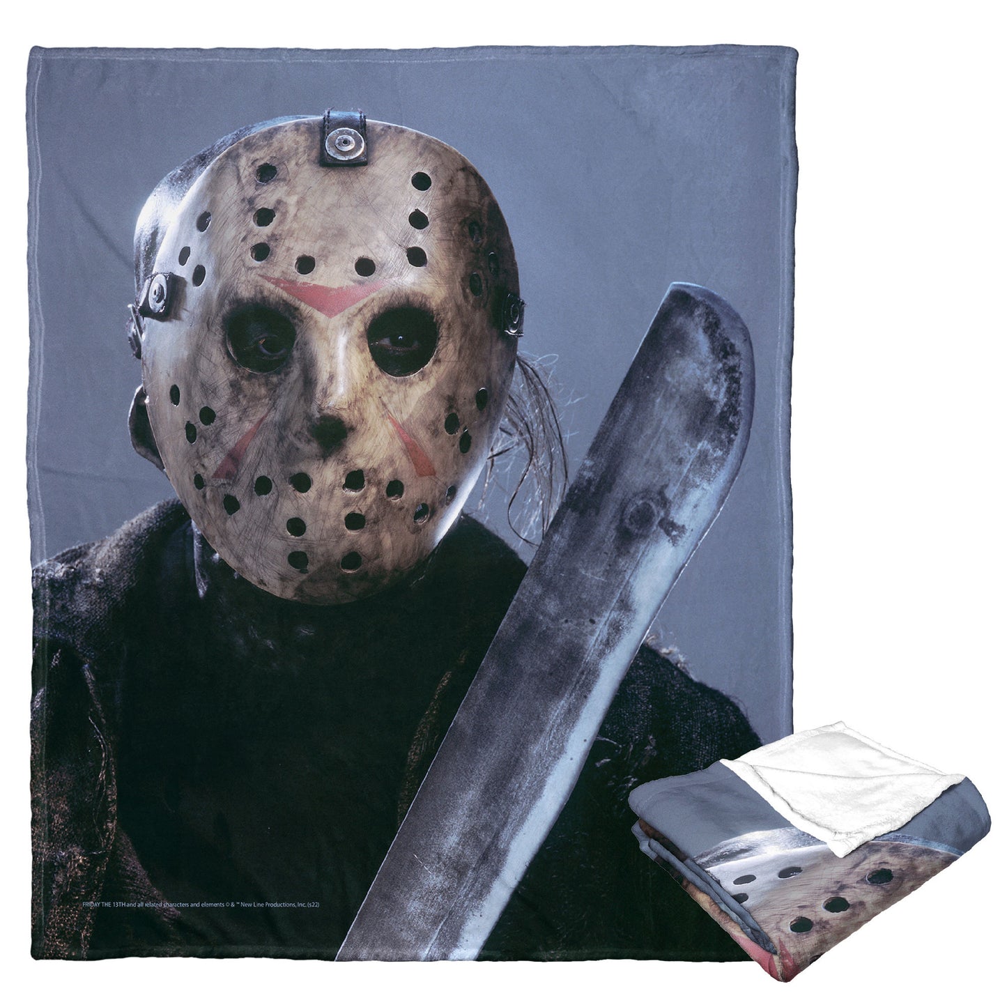 Friday the 13th Jason Voorhees Throw Blanket 50"x60"
