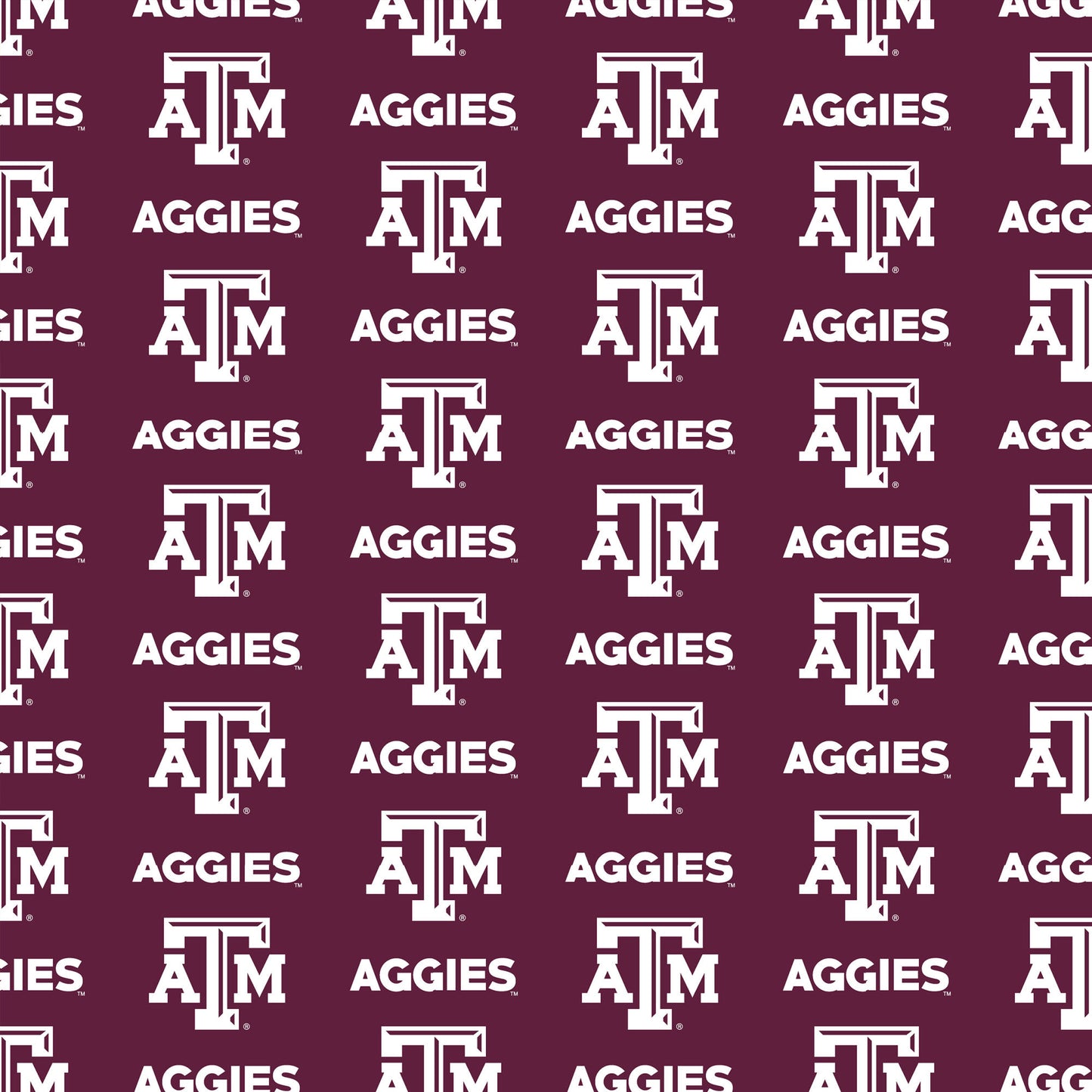 Texas A&M Aggies Full Rotary Bed In a Bag Set