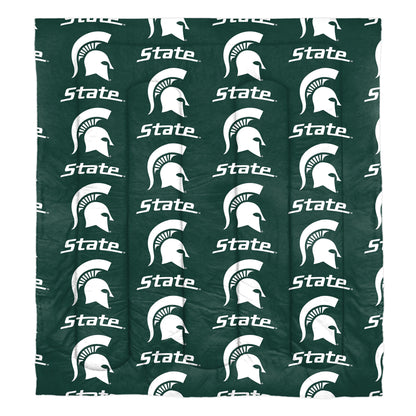 Michigan State Spartans Full Rotary Bed In a Bag Set