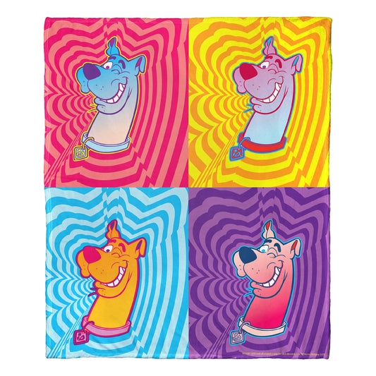 Scooby Doo, Scooby Geometrics Throw Blanket 50"x60"