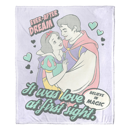 Disney Princesses "Love at First Sight" Throw Blanket 50"x60"