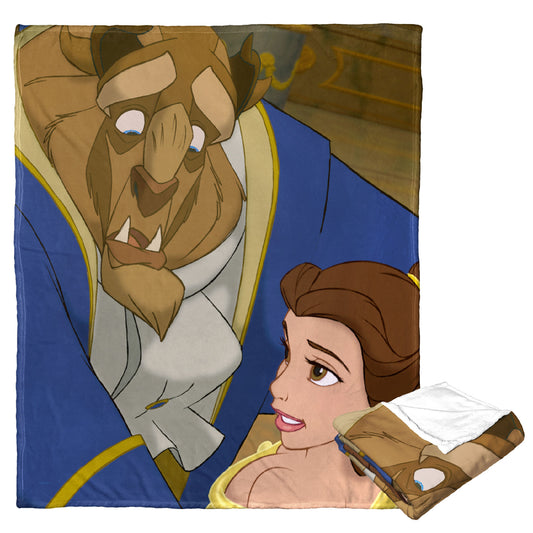 Disney Princess "Belle Waltz" Throw Blanket 50"x60"
