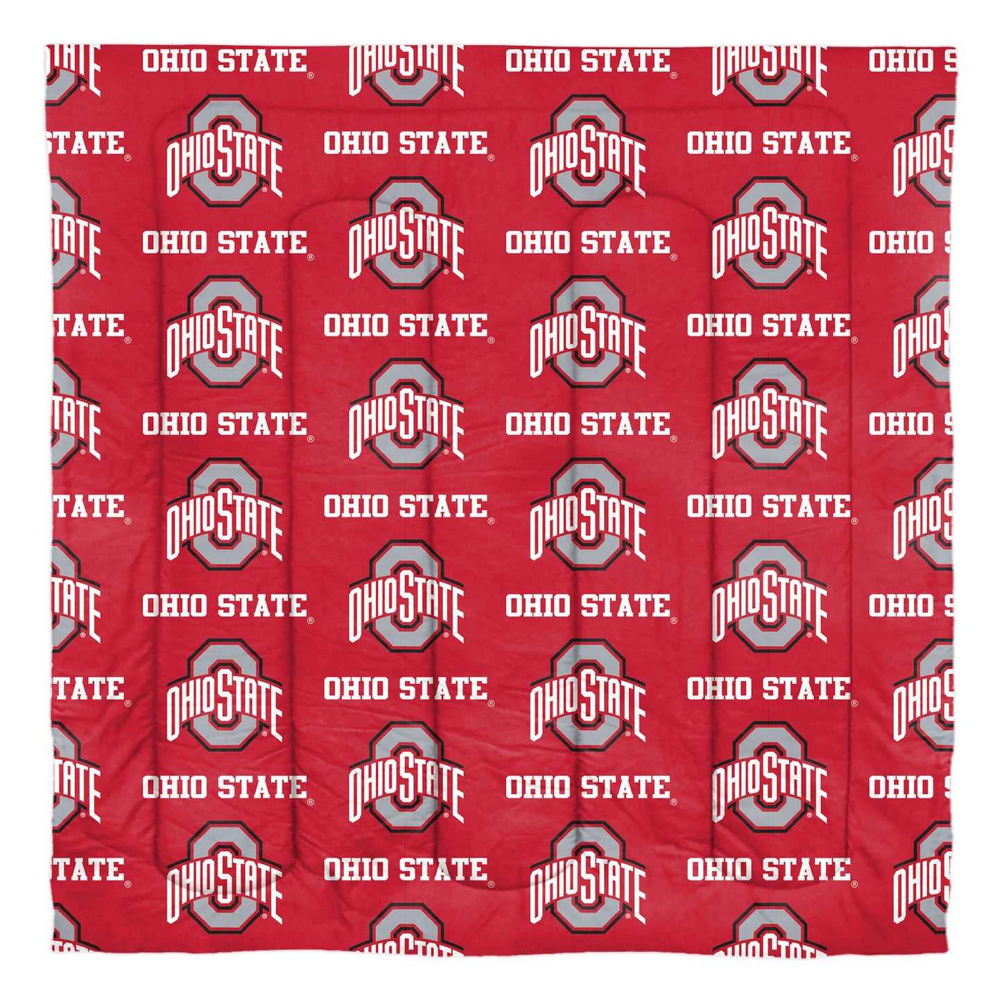 Ohio State University Buckeyes Rotary Queen Bed In a Bag Set