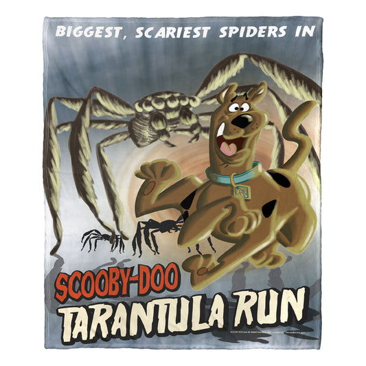 Warner Bros. Scooby-Doo Tarantula Run Throw Blanket 50"x60"