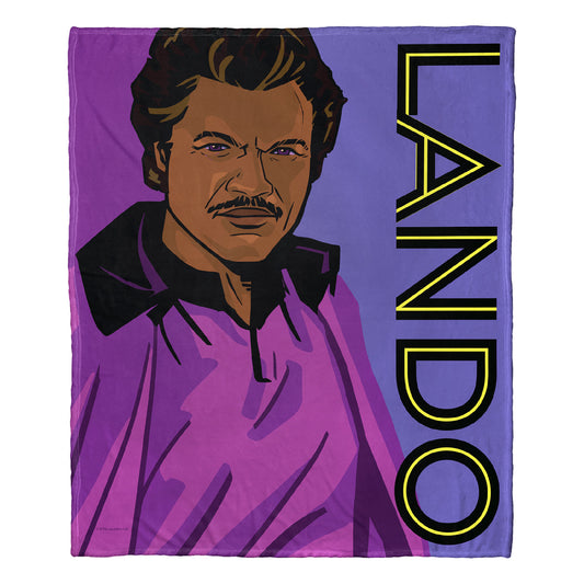 Star Wars Pop Art Lando Throw Blanket 50"x60"