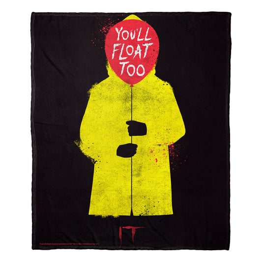 IT Chapter 2, You'll Float Too Throw Blanket 50"x60"