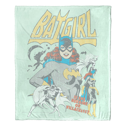 DC Comics Batman "Hero or Villainess" Throw Blanket 50"x60"