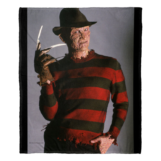 A Nightmare on Elm Street Don't Mess with Freddy Throw Blanket 50"x60"
