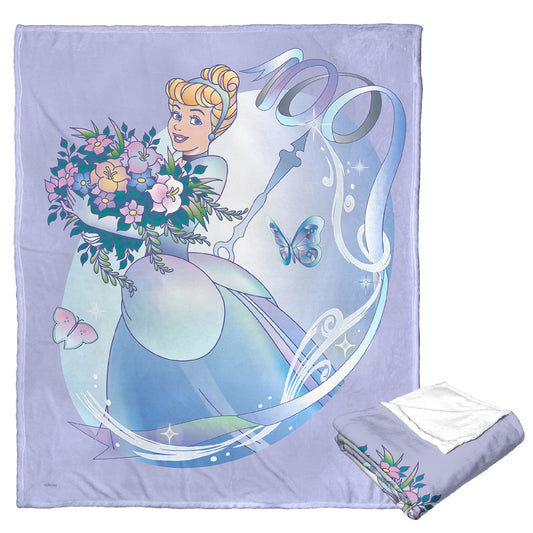 Disney 100 Celebration Cinderella Throw Blanket 50"x60"