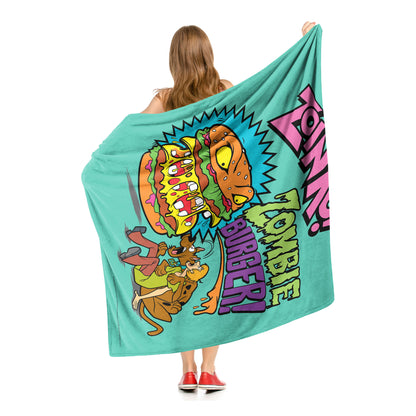 Scooby Doo, Zombie Burger Throw Blanket 50"x60"