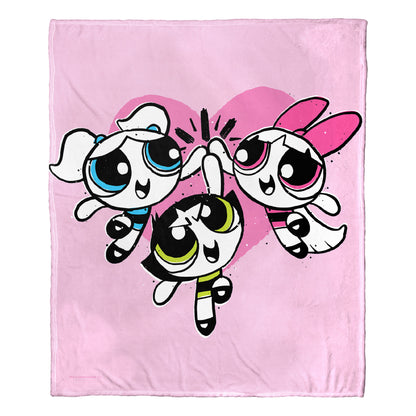 POWERPUFF GIRLS, Power Puff together, Silk Touch Throw Blanket, 50"x60"