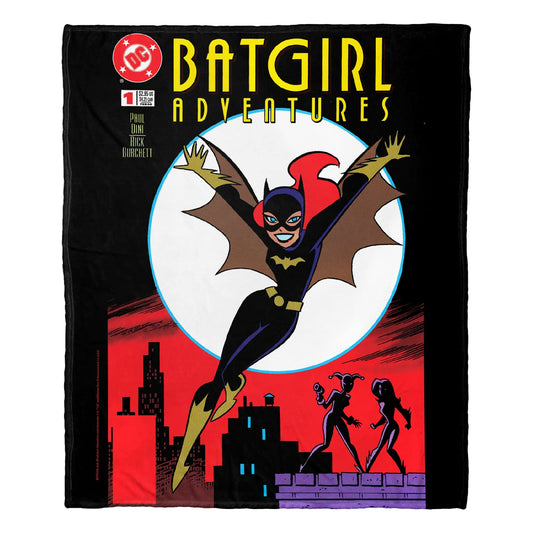 DC Comics Batman Batgirl Adventures Throw Blanket 50"x60"