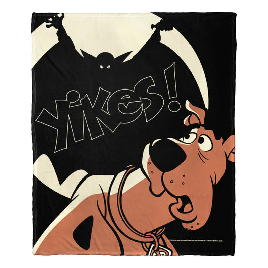 Warner Bros. Scooby-Doo Yikes Throw Blanket 50"x60"