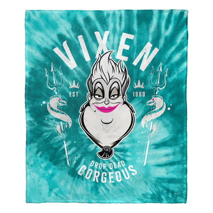 Disney Villains "Gorgeous Vixen" Ursula Throw Blanket 50"x60"