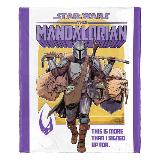Star Wars: The Mandalorian, More than I Signed Up For Throw Blanket 50"x60"