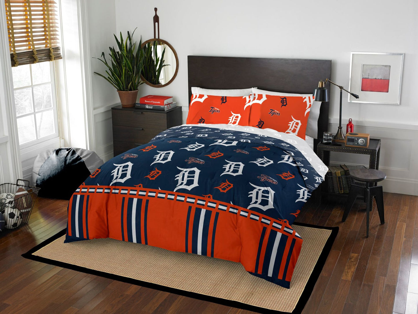 Detroit Tigers OFFICIAL MLB Full Bed In Bag Set