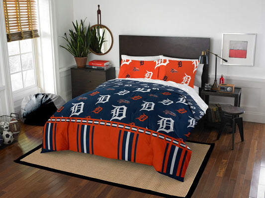 Detroit Tigers OFFICIAL MLB Full Bed In Bag Set