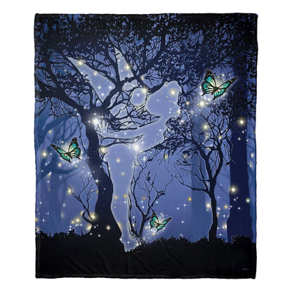 Disney Tinkberbell, Sprite Light, Silk Touch Throw Blanket, 50"x60"