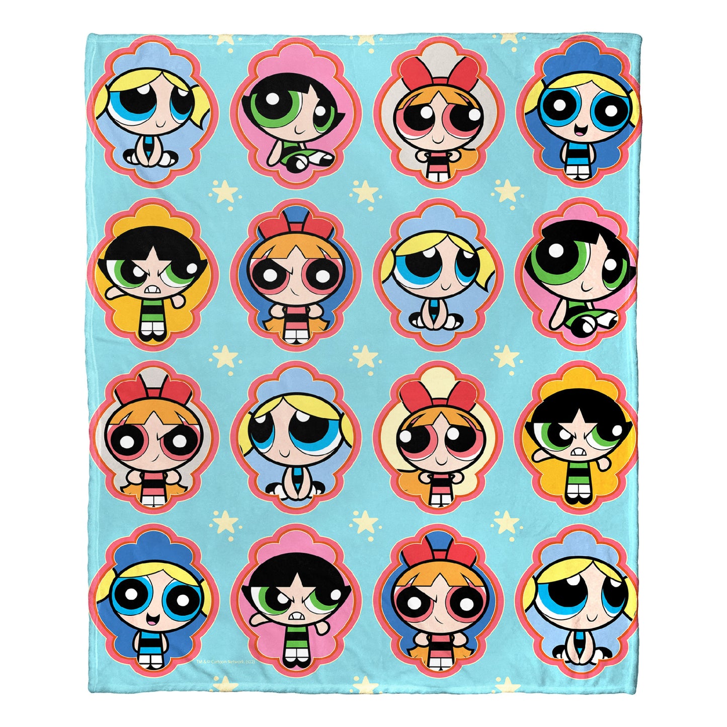 POWERPUFF GIRLS, Classic Expressions, Silk Touch Throw Blanket, 50"x60"