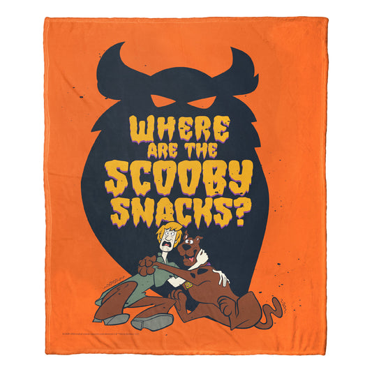 Warner Bros. Scooby-Doo Where are the Scooby Snacks Throw Blanket 50"x60"