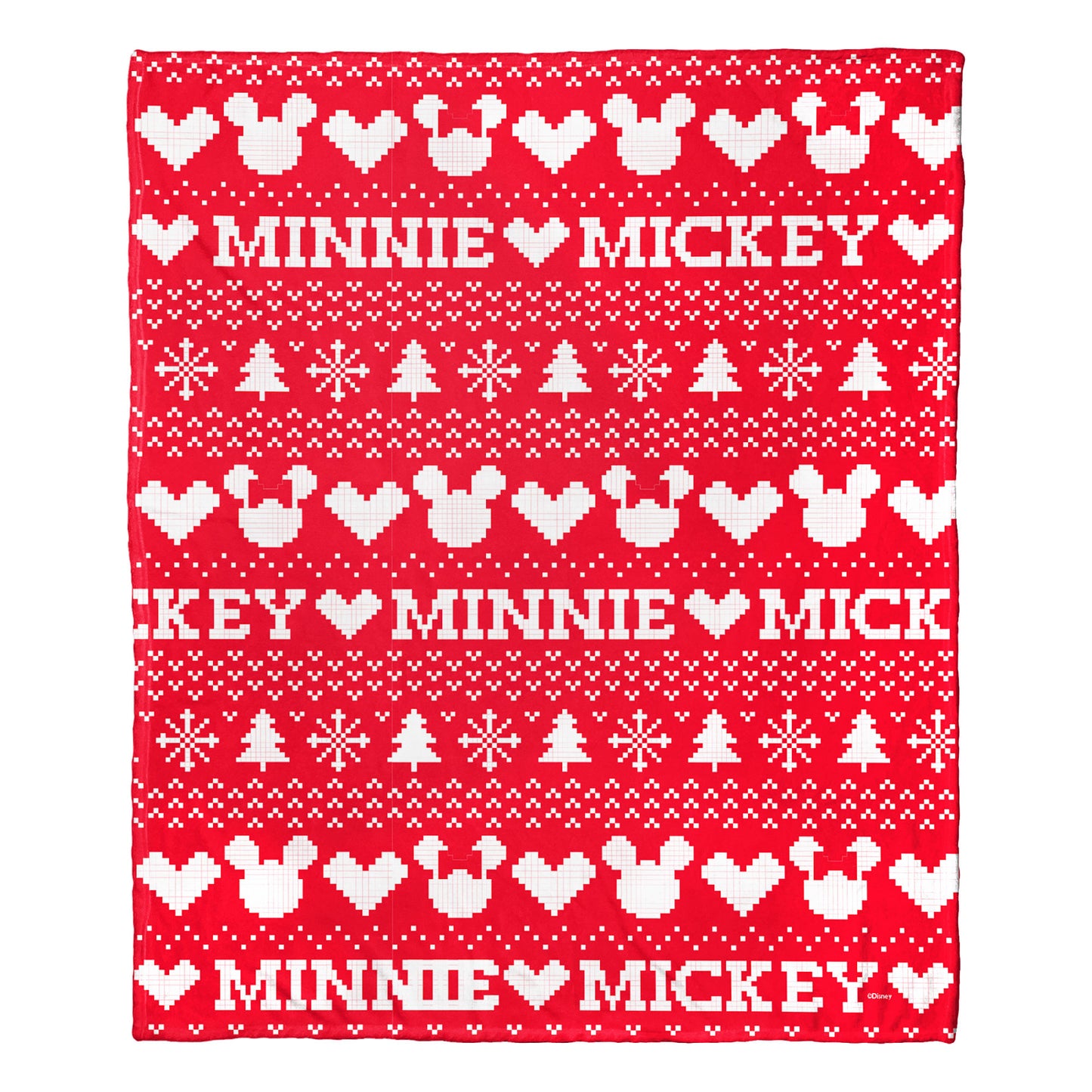 Mickey Mouse, Mickey Nordic Throw Blanket 50"x60"