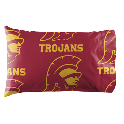 Southern Cal Trojans Twin Rotary Bed In a Bag Set