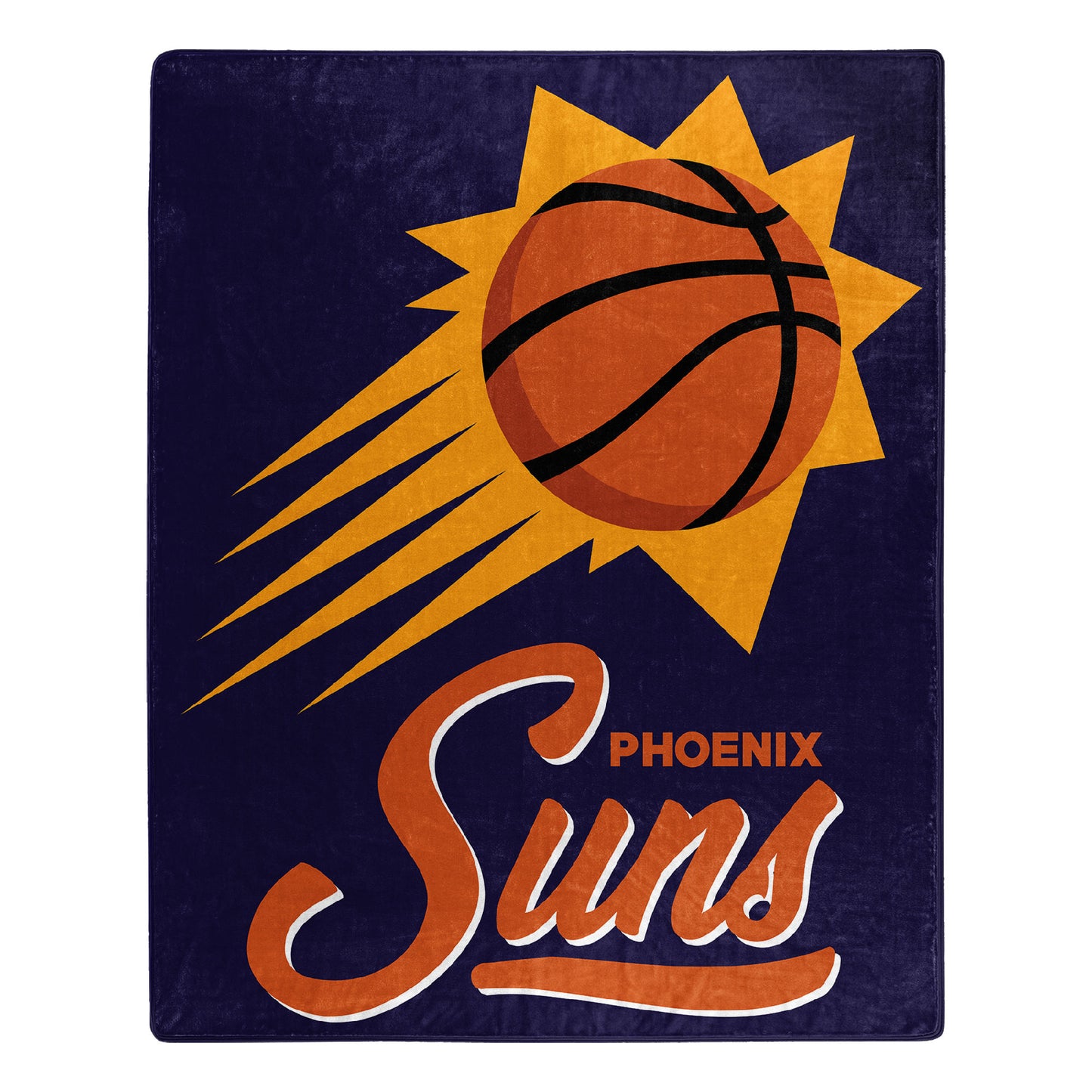 Suns OFFICIAL NBA "Signature" Raschel Throw Blanket 50"x60"