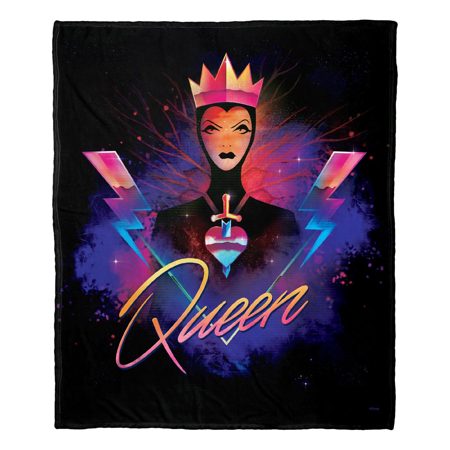 Disney Villains "Cruel Queen" Silk Touch Throw Blanket, 50"x60"