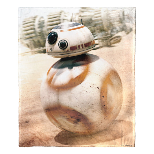 Star Wars BB-8 Droid Throw Blanket 50"x60"