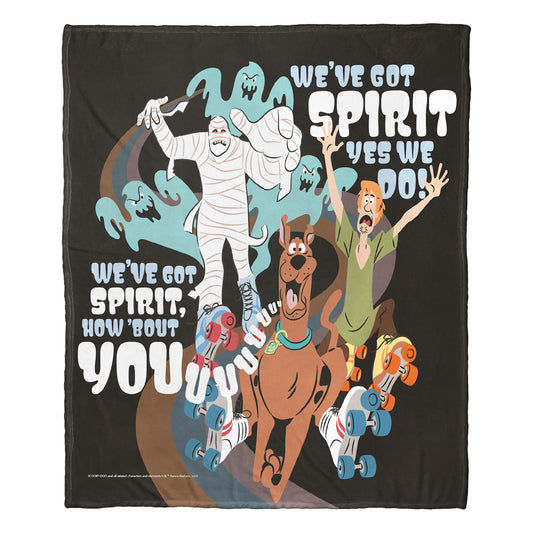 Warner Bros. Scooby-Doo We Got Spirits Throw Blanket 50"x60"
