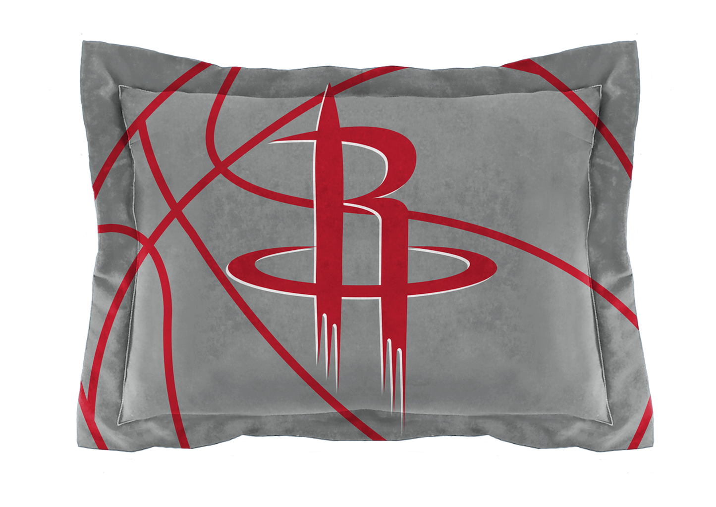 Rockets OFFICIAL NBA "Reverse Slam" Full/Queen Comforter & Sham Set; 86" x 86"