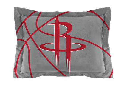 Rockets OFFICIAL NBA "Reverse Slam" Full/Queen Comforter & Sham Set; 86" x 86"
