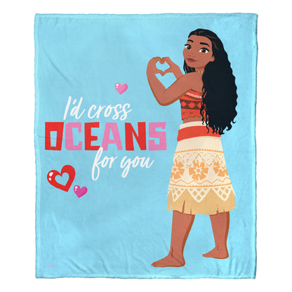 Moana, Cross Oceans for You Throw Blanket 50"x60"