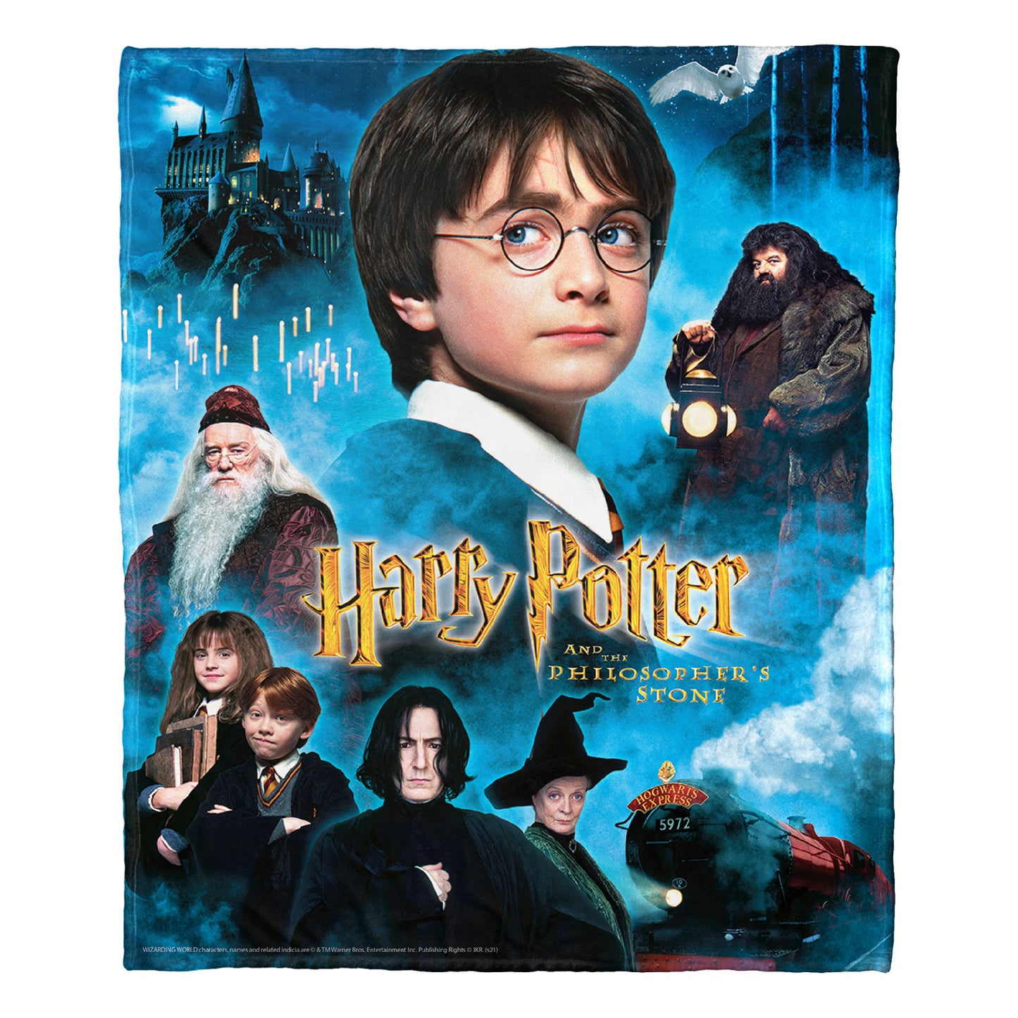 Harry Potter, Philosopher's Stone Throw Blanket 50"x60"