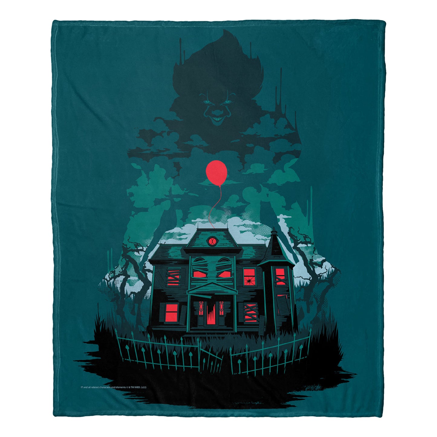 IT 2 House of Fears Throw Blanket 50"x60"