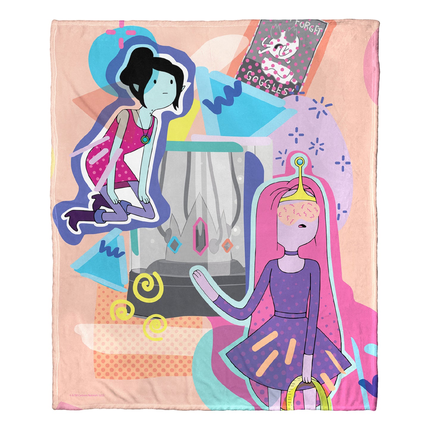 Adventure Time Crown Trouble Throw Blanket 50"x60"