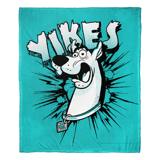 Warner Bros. Scooby-Doo Yikes Comic Throw Blanket 50"x60"