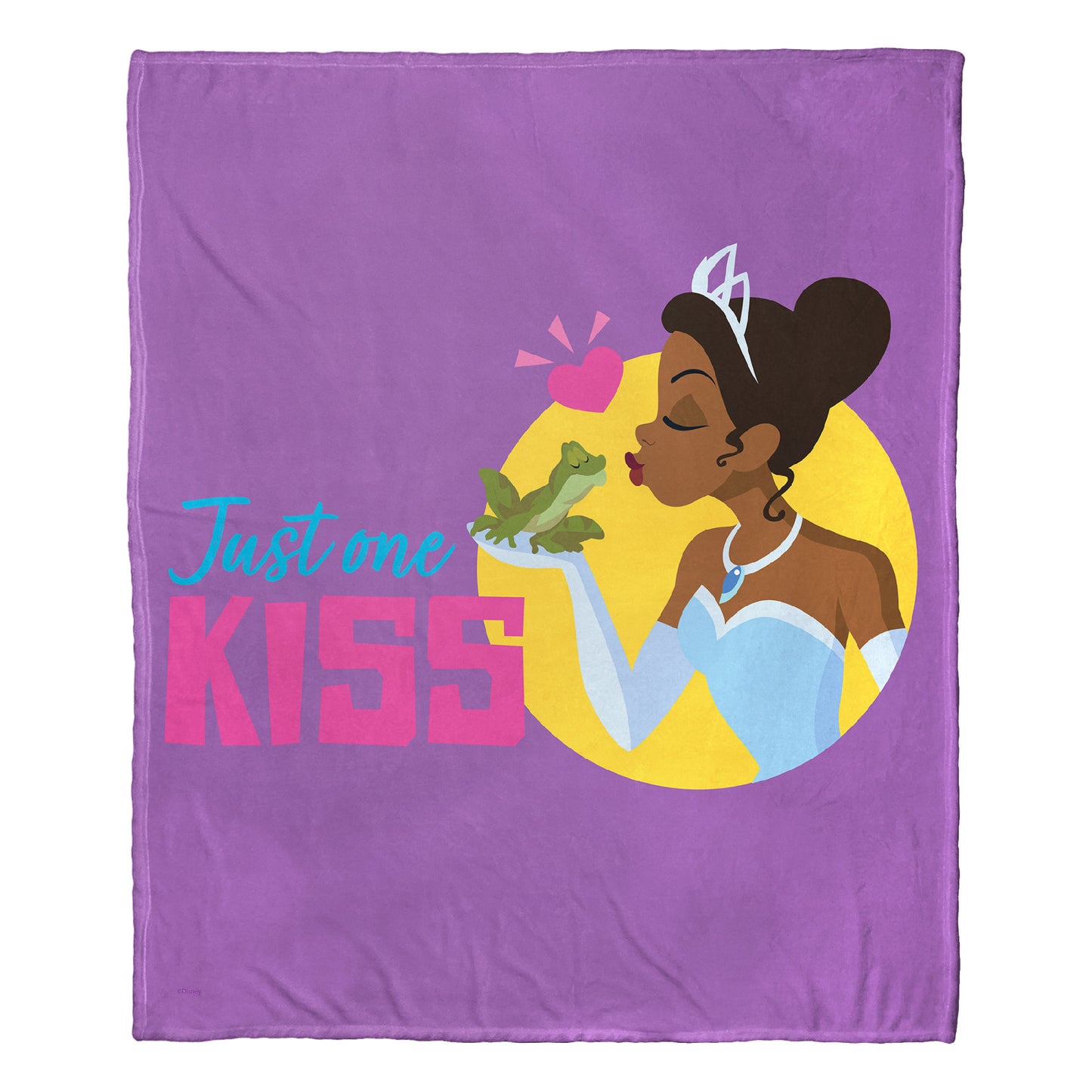 Disney Princesses "One Kiss" Throw Blanket 50"x60"